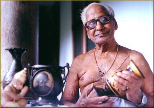 Shri C.M. Neelakandan Namboodiripad with his works