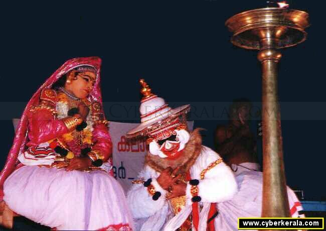 RLV Radhakrishnan & Narippatta as Seetha & Hanuman in Lavanasuravadham