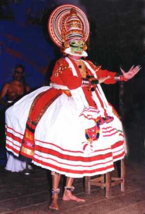 Chandramana Govindan as Karnan in Karnasapadham