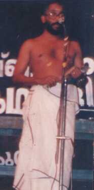 Kalamandalam Surendran during performance