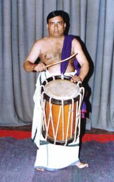 Kalamandalam Unnikrishnan on a performance in chenda