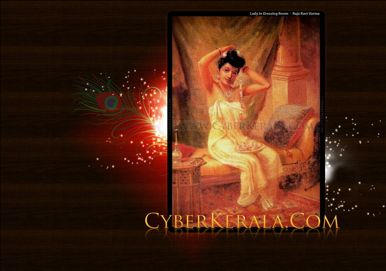 Wallpaper - Lady in Her Dressing Room