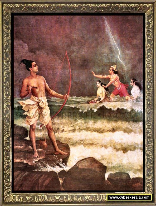 Sri Rama Vanquishing the Sea