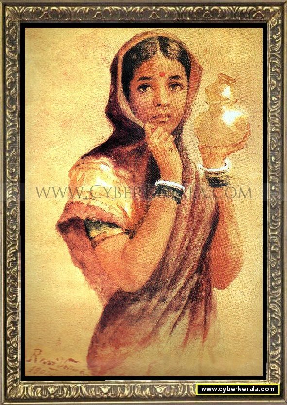 (Raja Ravi Varma - Oil Painting on Canvas - 1904)