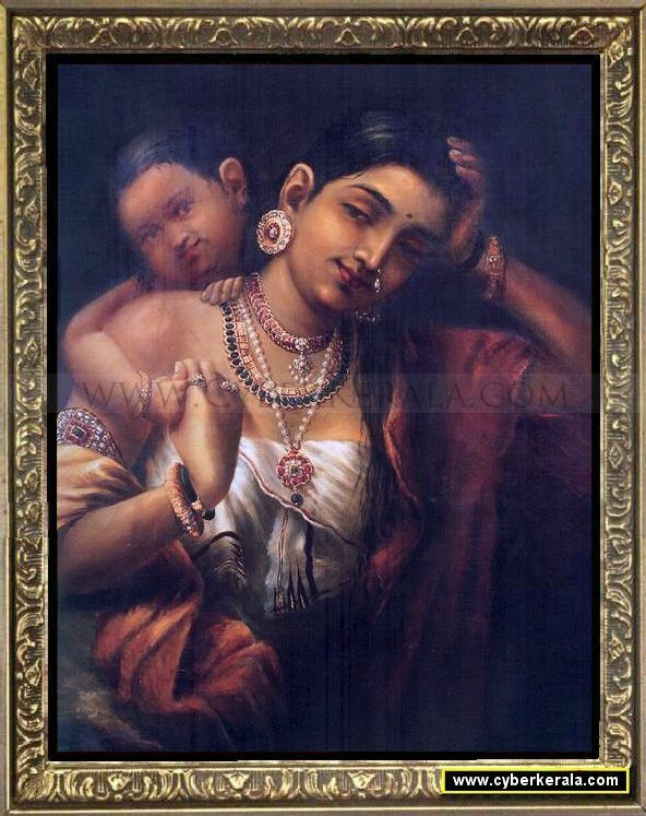 Yasodha and Krishna