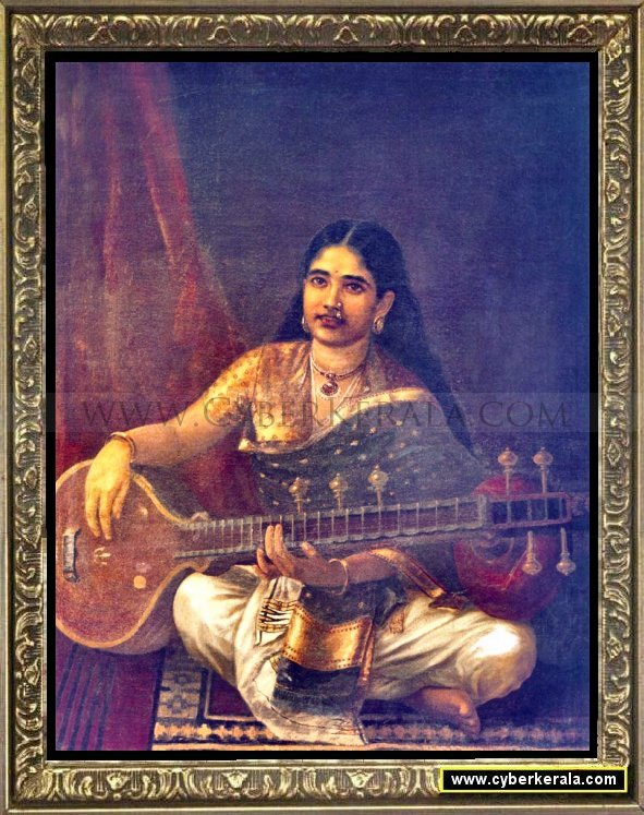 Woman with Veena