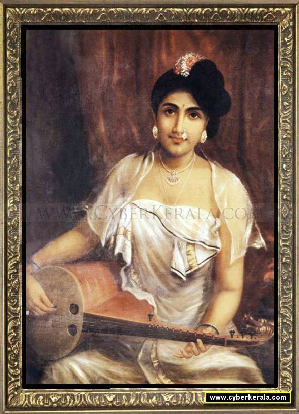 Lady Playing the Veena